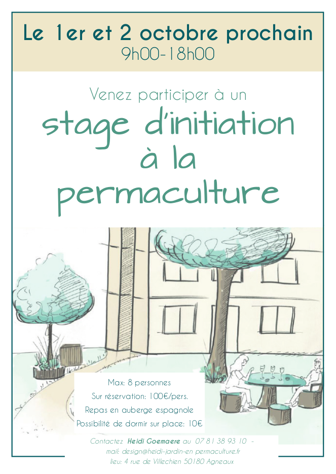 Stage d'initiation à la permaculture dans la Manche